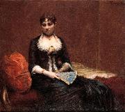 Henri Fantin-Latour Portrait of Madame Leoon Maitre Germany oil painting artist